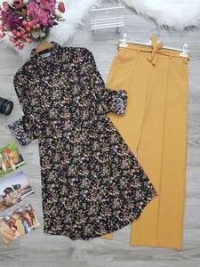 ชุดเดรสผ้าเรยอนสำหรับผู้หญิงผ้าคอตตอนดีไซน์สวย - Product Image 5