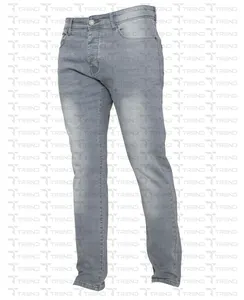 Мужские облегающие джинсы стрейч, обтягивающие джинсы для мужчин, модные удобные брюки с прямыми штанинами