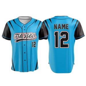 Jersey de béisbol hecho a medida para hombres, ropa de Softball, sublimación - Product Image 4