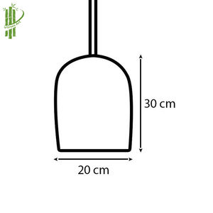 2022 nouveau modèle d'abat-jour en bambou de style ange sculpté écologique - Product Image 4