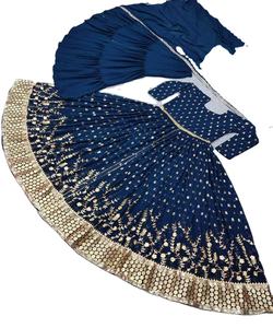 Nouveau Dernier Look Rich Party Wear Georgette Imprimé Crêpe Indien Filles Porter Prêt à Porter Pas Cher Bas Prix En Gros Surat Vêtement - Product Image 1