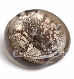 Manufacture Large Loose <b>Beads</b> Silver Foiled Fancy Glass <b>Beads</b> 25mm 35mm <b>Bead</b> Circle for DIY <b>Curtain</b> Making and Craft Works - Product Image 3