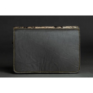 Bolso bandolera de cuero de vaca de piel auténtica hecho a mano LW para mujer nuevo estilo con cierre de cremallera manija única para verano primavera - Product Image 3