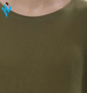 เสื้อยืดคอกลมผ้าฝ้ายโพลีเอสเตอร์คอกลมแขนยาวผ้าฝ้ายโพลีเอสเตอร์ดีไซน์ใหม่สไตล์ฤดูร้อน2025 - Product Image 4