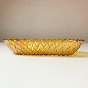 Bandeja de espejo de Metal de diseñador moderno de lujo en forma de manzana, gran tono dorado exclusivo, característica decorativa elegante, acero duradero para el hogar - Product Image 4