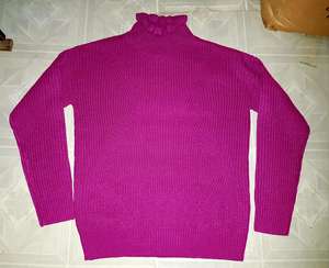 Vêtements de haute qualité, marques de vêtements, pulls en tricot décontractés à manches longues pour femmes, col haut, lot de stock du Bangladesh - Product Image 2