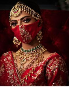 WEDDING--NEW--ACCESSORIES, FOR--FACE--OF--BEAUTIFUL--BRIDAL--WITH---STYLISH--EMBROIDERY--WITH--HAND-WORK---2021 - Product Image 1