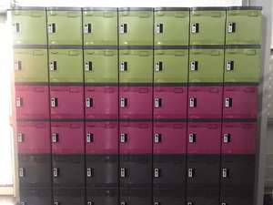 ECO ABS Recycle Plastic Combination Keyless Lock Locker for Employees Locker Room - Product Image 2