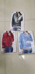 Chaquetas Acolchadas de Invierno para Mujer, Marca Original, Cuello Alto, Manga Larga, con Cremallera y Capucha, Lote de Bangladesh - Product Image 3