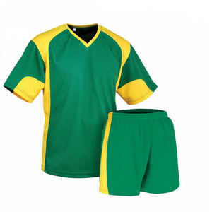 Uniforme de football avec maillot rayé horizontal classique Kit de gardien de but de football avec maillot rembourré à manches longues - Product Image 3