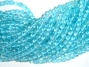 Bolas redondas de piedra preciosa Natural, tamaño de 4mm, longitud de hilo de 13 pulgadas para fabricación de joyas DIY, precio al por mayor - Product Image 2