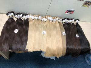 Extensiones de Cabello Remy Camboyano Virgen de Alta Calidad, Alineadas con la Cutícula, Cabello Crudo al Por Mayor, Trama Doble a Máquina, Estilos Ondulados Lisos y Sedosos - Product Image 2