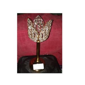 เชิงเทียนทองเหลืองแบบโบราณ2ชิ้น - Product Image 5