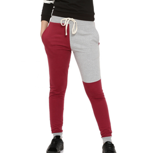 Pantalon de fitness pour homme et femme, surpiqûres en blocs de couleurs, pantalon de jogging décontracté pour le sport - Product Image 1