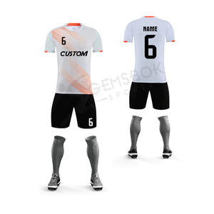 ชุดเสื้อเจอร์ซีย์ฟุตบอลสำหรับผู้ชายเสื้อฟุตบอลแบบสั่งทำแห้งเร็วพร้อมโลโก้ระเหิด - Product Image 3