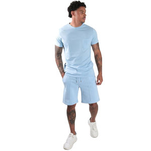 2022 Summer Sports <b>Men's</b> <b>Short</b>-sleeved Cotton Color Matching - Product Image 5