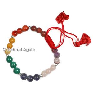2024 Fancy Seven Chakra <b>Healing</b> Yoga <b>Bracelet</b> Wholesale <b>Healing</b> <b>Bracelets</b> WHOLESALE Agate Chip Stone <b>Bracelet</b> - Product Image 1