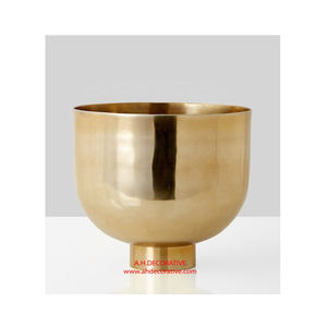 Petit bol à fleurs doré pour la décoration de la maison, du balcon, du bureau, du dessus de Table, bol à fleurs décoratif et Vase - Product Image 2