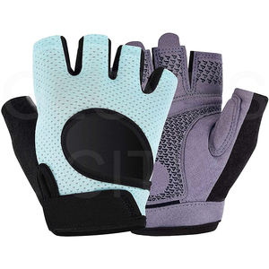 Gants d'entraînement en cuir demi-doigt écologiques GANTS antidérapants personnalisés City Universal Gym Fitness Gant d'haltérophilie - Product Image 3