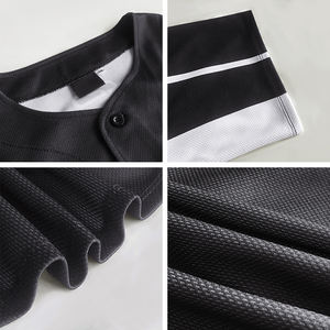 เสื้อเบสบอล OEM โลโก้ระบายอากาศหลวมผ้าตาข่ายบุรุษระเหิดเบสบอลย์ที่กำหนดเอง - Product Image 3