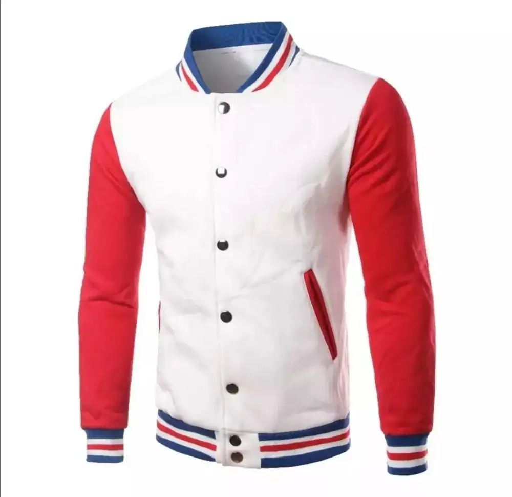 Spring Logo Custom Winter Outdoor College Sports Men's Jackets & Coat Cotton Letterman Bomber baseball Varsity Jacket Man