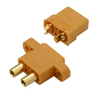 Connecteur Lipo de batterie anti-spark XT90, 10 pièces, adaptateur RC de haute qualité plaqué or