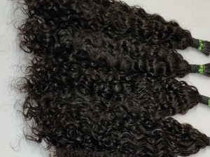 Cheveux indiens vierges i-tip U tip bandes en V et Micro anneaux Toppers en dentelle fournisseur de cheveux naturels DHL Top ondulé couleur Double étiré épais - Product Image 4