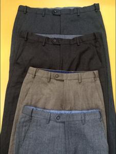 Leftover กางเกงผ้าฝ้ายผ้าอ๊อกซ์ฟอร์ดมีซิปแบบลำลองสำหรับผู้ชายมีป้ายแบรนด์ของแท้ของผู้ชาย - Product Image 2