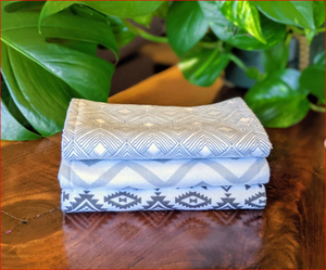 Set 100% Organic Cotton Burp <b>Cloths</b> For <b>Babies</b> - Product Image 2