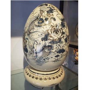 แจกันเคลือบสีเบจสำหรับตกแต่งทุกฤดูกาล,แจกันวางบนโต๊ะแนวโมเดิร์นอาร์ตแจกันพอร์ซเลนสำหรับตกแต่ง - Product Image 6