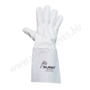 Guantes de soldadura de cuero de vaca, oferta barata, tig argón - Product Image 5