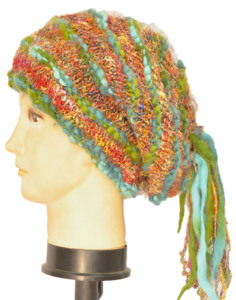 Handmade Slouchy Knitted Woolen Beanie , HHWTH 0017 -C - Product Image 1