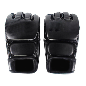 ถุงมือมวยแบบครึ่งนิ้วสำหรับฝึกและต่อสู้,ถุงมือหนัง PU และ Cowhide คุณภาพสูงผลิตตามสั่ง - Product Image 1