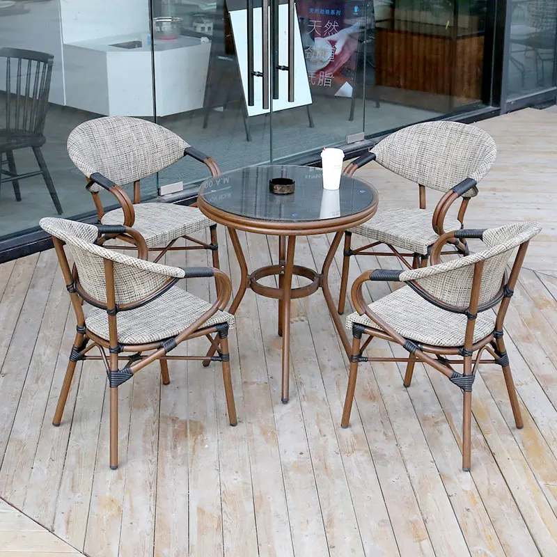 Современная мебель для террасы ресторана, стулья для патио, горячая Распродажа, мебель для террасы ресторана, обеденный стул из ротанга, стул для балкона