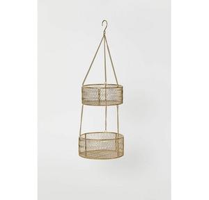 Cesta de almacenamiento de frutas decorativa para el hogar con cable colgante moderno de calidad superior - Product Image 1