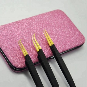 Pinzas para Extensión de Pestañas con Forma de Cola de Pez, Acero Inoxidable, Duraderas, Puntas Finas de 10 mm, Logotipo Personalizado, Marca Propia para Pestañas - Product Image 5