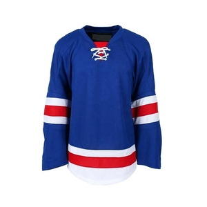 เสื้อฮอกกี้น้ำแข็งราคาถูก สวมใส่สบาย ไม่มีลาย - Product Image 1