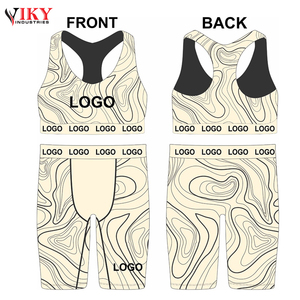 Nueva gran oferta de ropa deportiva para mujer Allover Printed Yoga Wear Sport Bra y Short Set Suit - Product Image 6
