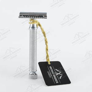 Maquinilla DE afeitar de seguridad DE plata para hombre de edición limitada para un afeitado perfecto - Product Image 5