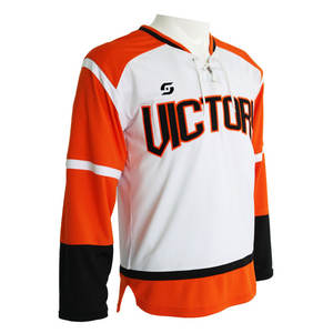 Logo personnalisé Design Maillot de hockey sur glace Maillot de hockey sur glace de bonne qualité Maillot de hockey sur glace à manches longues - Product Image 3