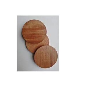 Tasse en bois de forme ronde, 6 pièces, pour la maison et la cuisine, pour le verre à eau et dessous de verre en bois pour les meilleurs ventes - Product Image 4