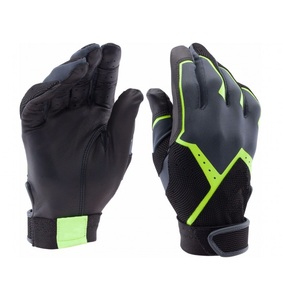 Guantes de béisbol de cuero cómodos, diseño personalizado, bateo - Product Image 1