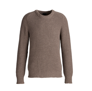 Suéter de cuello redondo para hombre de alta calidad de exportación directa de fábrica, suéter decorado con patrón de invierno de punto de algodón 100% transpirable - Product Image 4