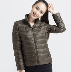 Chaqueta de Plumón para Mujer, Diseño Moderno, Ultraligera, de Plumas de Pato, Multicolor, Venta al Por Mayor - Product Image 5