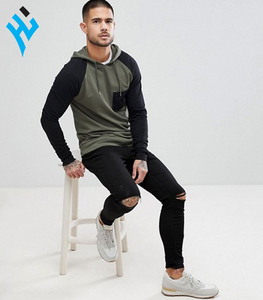 2025 New Luxury Style Wholesale 100% Polyester <b>Pullover</b> Printed Solid Color With Pocket <b>For</b> <b>Men</b> Hoodie - Product Image 2
