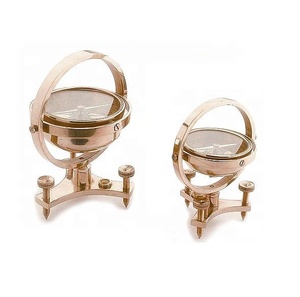 ที่กำหนดเองขายส่งแบบพกพากันน้ำแม่นยำมินิสแตนเลสเข็มทิศที่มีคุณภาพสูงโลหะทองเหลืองเข็มทิศรายการที่ทำด้วยมือ - Product Image 1