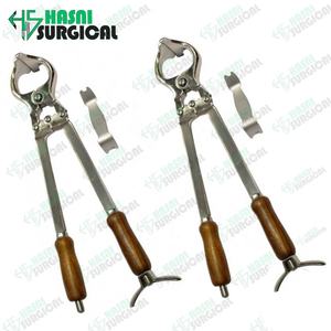 5 Piezas de Pinzas de Castración Burdizzo Veterinarias de 12 Pulgadas, Aprobadas por CE e ISO, de Acero Inoxidable de Alta Calidad, con Logotipo Personalizado y Embalaje - Product Image 2