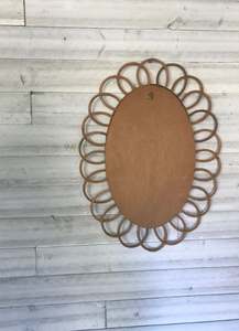 Antique Shape Natural Rattan <b>Mirror</b> Hotel and Restaurant Decorative <b>Wall</b> <b>Hanging</b> Woven Rattan <b>Mirror</b> Best Prices - Product Image 3