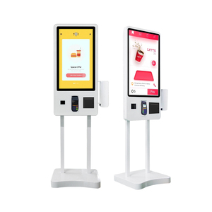 32 Inch Zelfbetalingsmachine Interactieve Touchscreen Zelforder <span class=keywords><strong>Kiosk</strong></span> Voor Kfc Mcdonald Restaurant - Product Image 3