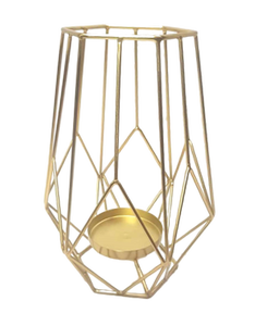 ตะกร้าห่วงเหล็กโลหะสำหรับตกแต่ง,เชิงเทียนสีชาสีทองสำหรับบ้านและสำนักงาน - Product Image 5